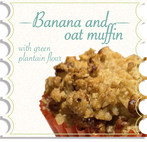 Image Banana Oatmeal Muffin